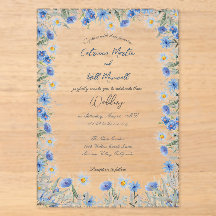 Carton d'invitation de mariage en acrylique à moti
