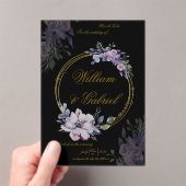 Invitations En Acrylique Carton d'invitation en acrylique (In situ (ordinateur de poche))