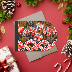 Invitations En Acrylique Carton d'invitation en acrylique japonais Luxe rou
