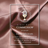 Invitations En Acrylique catholic first communion Eucharist
