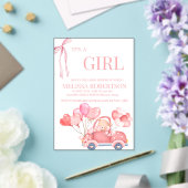 Invitations En Acrylique C'est une fille ! (Insitu (Mariage))