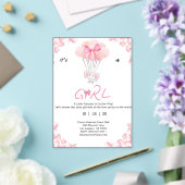 Invitations En Acrylique c'est une fille. douche de bébé sucrée (Insitu (Mariage))