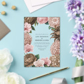 Invitations En Acrylique Champagne Blush, Oyster Pink & Latte Beige Wedding (Insitu (Mariage))