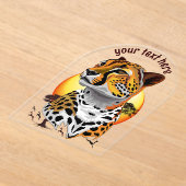 Invitations En Acrylique Cheetah African Feline Wild Animal (Poser)