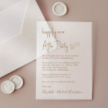 Invitations En Acrylique Chic Gold Script Frosted Mariage Réception<br><div class="desc">Élégant elopement en acrylique gelé ou faire-part de mariage privé et invitation de mariage avec "Happily Ever After Party" dans un script en or chic. Personnalisez facilement votre faire-part matrimoniale et votre invitation et ajoutez vos noms dans un script signature.</div>