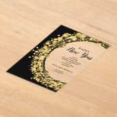 Invitations En Acrylique Chic New Year's Eve Party (Poser)
