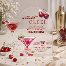 Chic Un Petit Peu Plus Vieux Cherry Martini 85e An