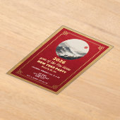 Invitations En Acrylique Chinese New Year 2026 Horse New Year Party (Poser)