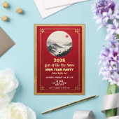 Invitations En Acrylique Chinese New Year 2026 Horse New Year Party (Insitu (Mariage))