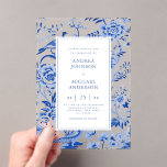 Invitations En Acrylique Chinoiserie vintage Asiatique Peacock Floral Maria<br><div class="desc">Insufflez à votre mariage une élégance intemporelle en utilisant cette Chinoiserie Vintage Asiatique Peacock and Flowers Illustration Mariage Acrylique Invitation. Doté de motifs de Chinoiserie complexes, d'illustrations vibrantes de paons et de fleurs, cette invitation en acrylique transparente allie magnifiquement l'art traditionnel asiatique à la sophistication moderne. Parfait pour les couples...</div>