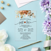 Invitations En Acrylique Chute Rien De Fancy Just Love Elopement (Insitu (Mariage))