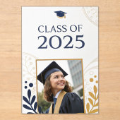 Invitations En Acrylique Classe élégante de design 2025 (Recto)