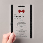 Invitations En Acrylique Classique moderne petit Baby shower mignon (In situ (ordinateur de poche))