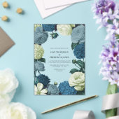 Invitations En Acrylique Coastal Juniper, Tidal Foam & Deep Reef Blue (Insitu (Mariage))