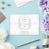 Invitations En Acrylique Conception de célébration de mariage romantique de (Insitu (Mariage))