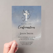 Invitations En Acrylique Confirmation (In situ (ordinateur de poche))