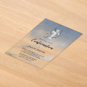 Invitations En Acrylique Confirmation (Poser)