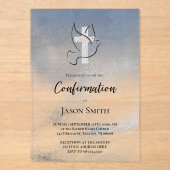 Invitations En Acrylique Confirmations (Recto)