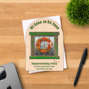 Invitations En Acrylique Couronne verte personnalisée de Southwest Chile po