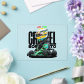 Invitations En Acrylique Course de Formule 1 (Insitu (Mariage))