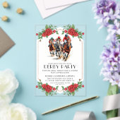 Invitations En Acrylique Course moderne Horse Derby Party équestre (Insitu (Mariage))