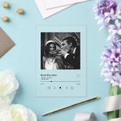 Invitations En Acrylique Couverture de l'album enregistrer la date (Insitu (Mariage))