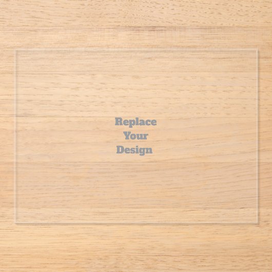 Invitations En Acrylique Create Your Own custom personalized﻿ Wedding (Recto)