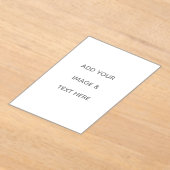 Invitations En Acrylique Create Your Own white  (Poser)