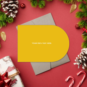 Invitations En Acrylique Créez votre propre design personnalisé jaune