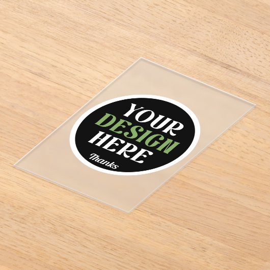 Invitations En Acrylique custom, unique, sleek & minimalist hershey®'s kiss (Poser)