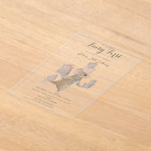 Invitations En Acrylique Cute souris avec cadeaux 1 anniversaire (Poser)