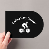 Invitations En Acrylique Cycling is My Therapy (In situ (ordinateur de poche))