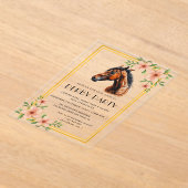 Invitations En Acrylique Derby (Poser)