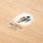 Invitations En Acrylique Derby Racehores et Jockeys Party (Poser)