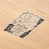 Invitations En Acrylique Dernière Fête des mariées occidentale Rodeo (Poser)