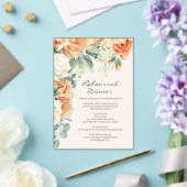 Invitations En Acrylique Dîner de répétition de l'arc en arc de la Crème de (Insitu (Mariage))