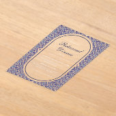 Invitations En Acrylique Dîner de répétition espagnol Talavera mexicain ble (Poser)