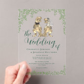 Invitations En Acrylique Dinosaur Thème Mariage (In situ (ordinateur de poche))