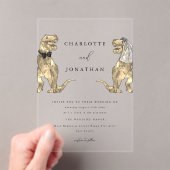 Invitations En Acrylique Dinosaur thème Mariage (In situ (ordinateur de poche))