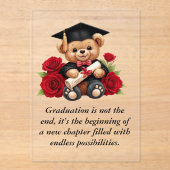 Invitations En Acrylique Diplômation (Recto)