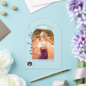 Invitations En Acrylique Diplôme de l'Université d'Auburn | Auburn Tigers (Insitu (Mariage))