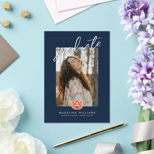 Invitations En Acrylique Diplôme de l'Université d'Auburn - Auburn Tigers (Insitu (Mariage))