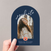 Invitations En Acrylique Diplôme de l'Université d'Auburn - Auburn Tigers (In situ (ordinateur de poche))