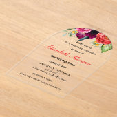 Invitations En Acrylique Diplôme moderne de code QR 2025 (Poser)