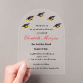 Invitations En Acrylique Diplôme moderne de code QR 2025 (In situ (ordinateur de poche))