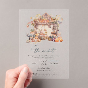 Invitations En Acrylique Douche nuptiale acrylique fraîche du marché