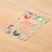 Invitations En Acrylique Échange d'ornement festif Noël (Poser)