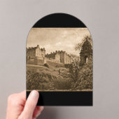 Invitations En Acrylique Edinburgh Castle Sepia Photograph (In situ (ordinateur de poche))