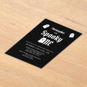 Invitations En Acrylique Éffrayant un 1er anniversaire (Poser)