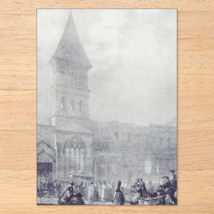 Invitations En Acrylique Église de l'Abbaye de Saint Philibert à Tounus